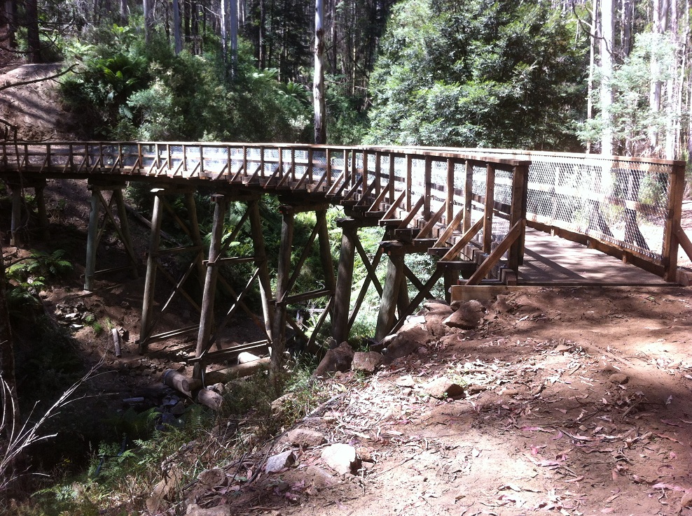 Project photograph of Beech Creek Trestle Bridge