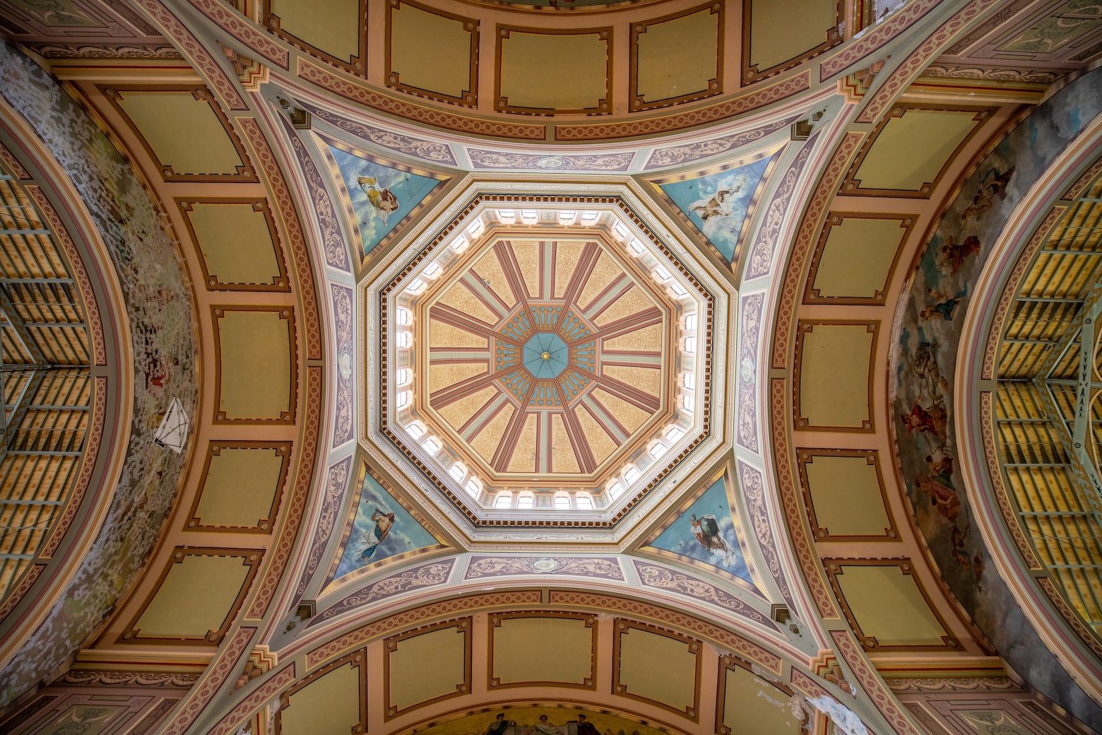 Project photograph of Royal Exhibition Building Mural